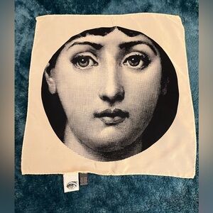 Fornasetti 100% Seta Silk Handkerchief